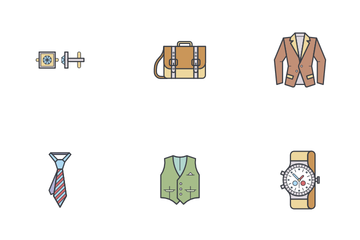 Clothes And Accessories - Man Icon Pack