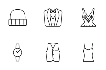 Clothes And Outfit Icon Pack