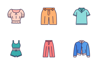 Clothes And Outfit Icon Pack
