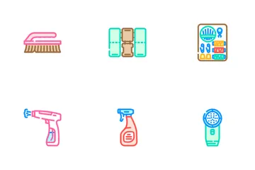 Clothes Care Laundry Ironing Icon Pack