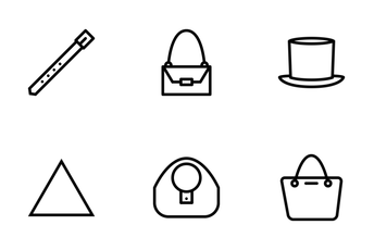 Clothes Outline Icon Pack
