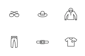 Clothes Thinine Icon Pack