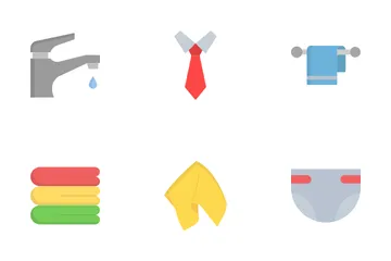 Clothes Washing Icon Pack