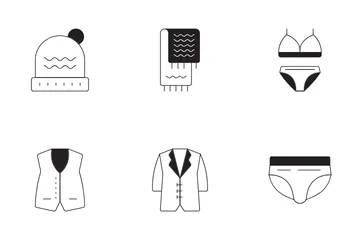 Clothing Accessories Icon Pack
