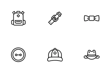 Clothing And Accessories Icon Pack