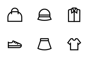 Clothing And Accessories Icon Pack