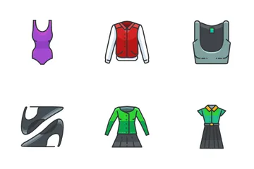 Clothing And Fashion  Icon Pack