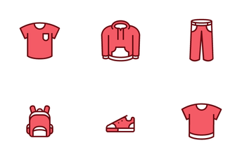 Clothing Male Fashion Icon Pack