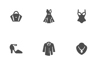 Clothing Woman Icon Pack