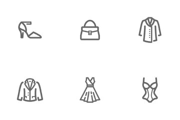 Clothing Woman Icon Pack