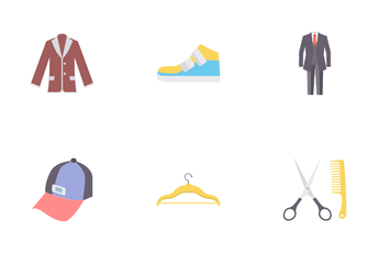Cloths And Accessories Icon Pack