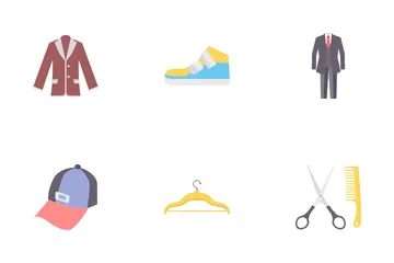 Cloths And Accessories Icon Pack