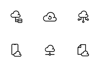 Cloud And Server Icon Pack
