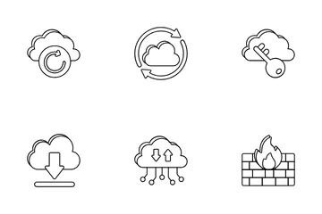 Cloud & Cloud Computing Icon Pack