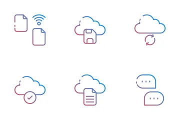 Cloud Computer Icon Pack