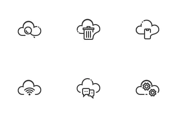 Cloud computing Pack d'Icônes