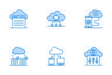 Cloud computing Pack d'Icônes