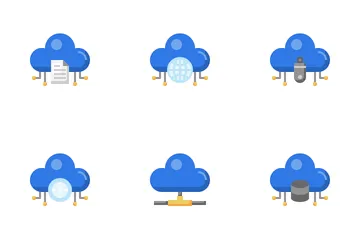 Cloud computing Pack d'Icônes