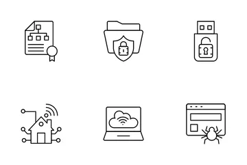 Cloud Computing And Big Data Icon Pack