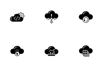 Cloud Computing And Edge Computing Icon Pack