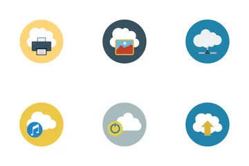 Cloud Computing Flat Icons Icon Pack