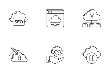 Cloud & Cloud Computing Icon Pack