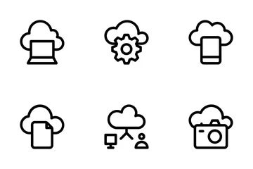 Cloud Computing Icon Pack