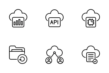 Cloud Computing Icon Pack