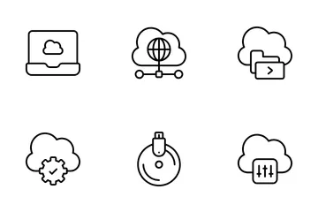 Cloud Computing Icon Pack