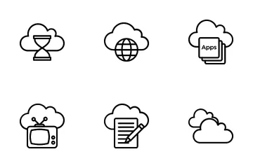 Cloud Computing Icon Pack