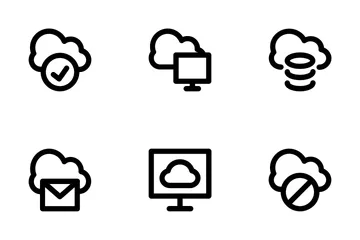 Cloud Computing Icon Pack