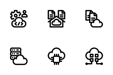 Cloud Computing Icon Pack