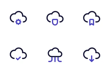 Cloud Computing Icon Pack