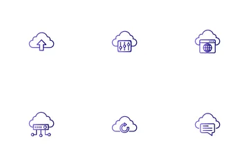 Cloud Computing Icon Pack