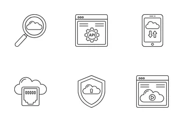 Cloud Computing Icon Pack