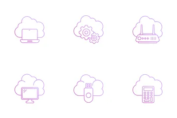 Cloud Computing Icon Pack