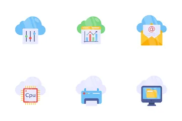 Cloud Computing Icon Pack