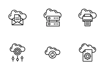 Cloud Computing Icon Pack