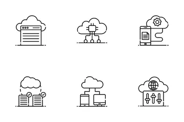 Cloud Computing Icon Pack