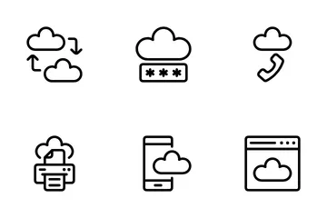 Cloud Computing Icon Pack