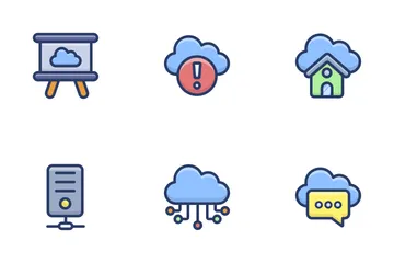Cloud Computing Icon Pack