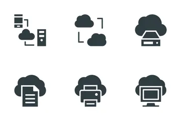 Cloud computing Pack d'Icônes