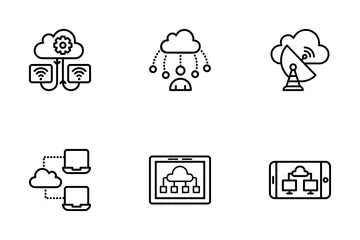 Cloud Computing Icons Collection Icon Pack
