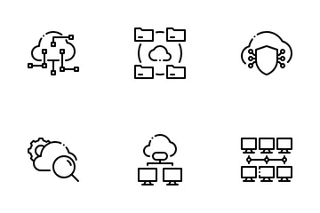 Cloud Computing Network Icon Pack