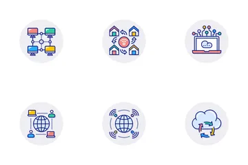 Cloud Computing Network Icon Pack