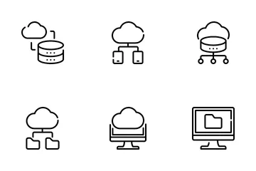 Cloud Computing Network Icon Pack