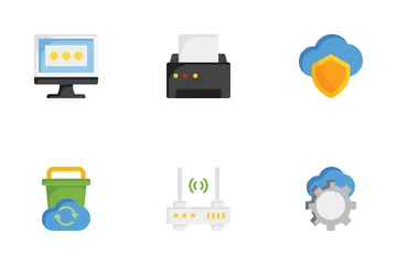 Cloud Computing Network Icon Pack