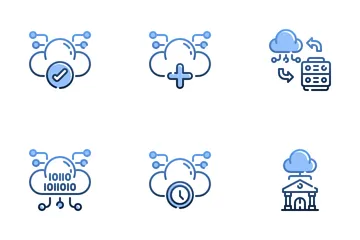 Cloud Computing Network Icon Pack