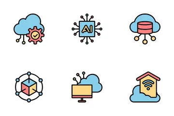 Cloud Computing Network Icon Pack