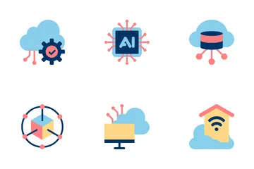 Cloud Computing Network Icon Pack